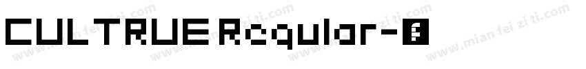 CULTRUE Regular字体转换